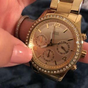 Gold Guess Watch